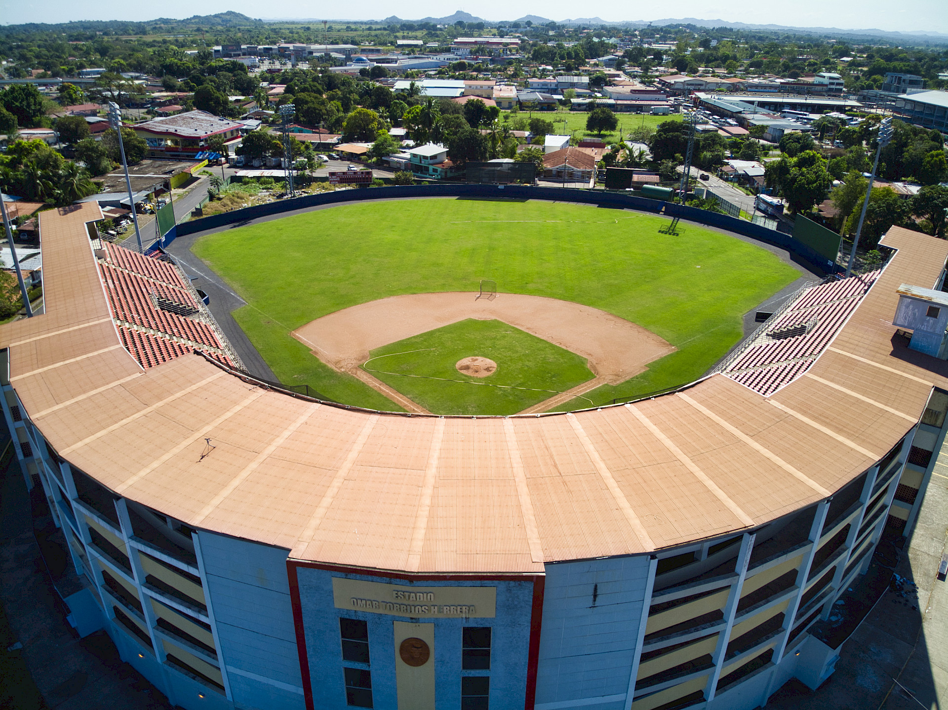 Vista aérea del Estadio Omar Torrijos Herrera