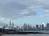 Vista de la ciudad de Panamá desde el Casco Viejo